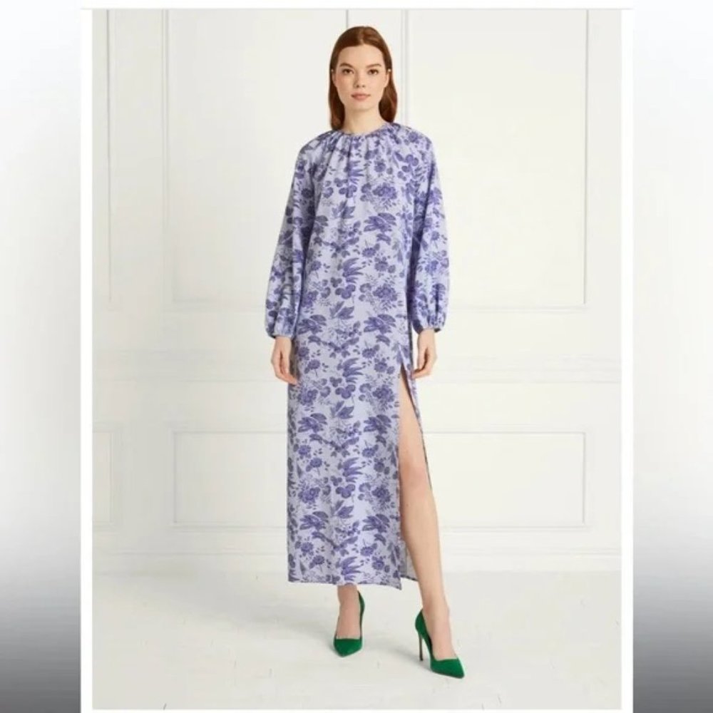Hill House Lavender Floral Maxi Dress